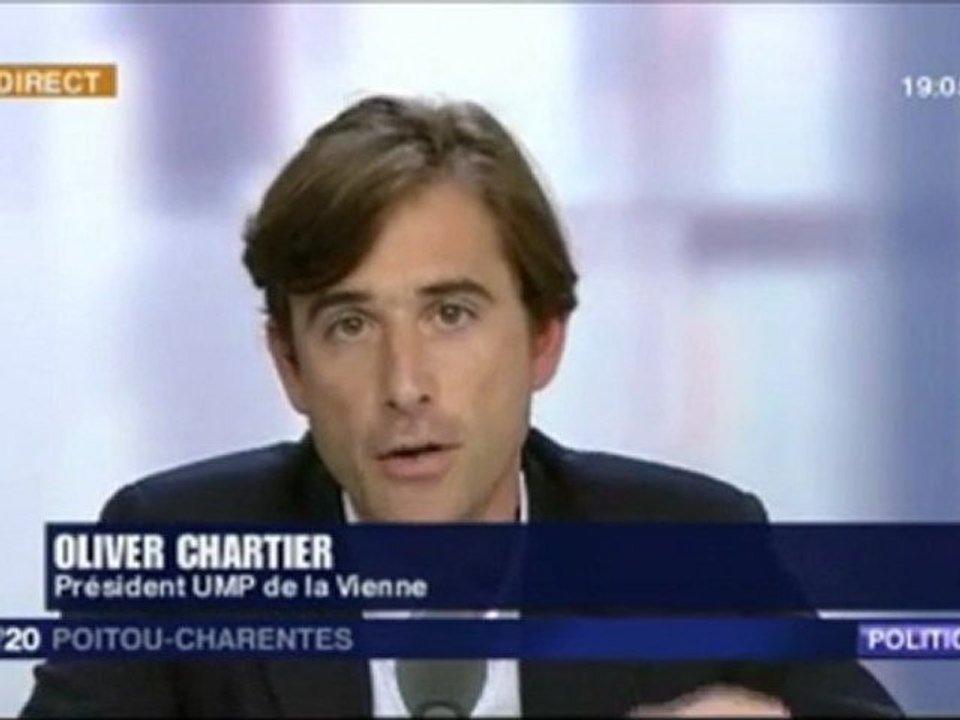 Interview d'Olivier Chartier, Conseiller régional et Président de l'UMP Vienne