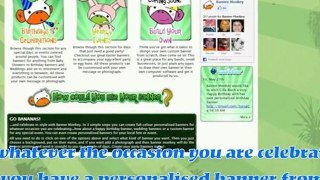 Create Fun Personalised Banners Online with Banner Monkey