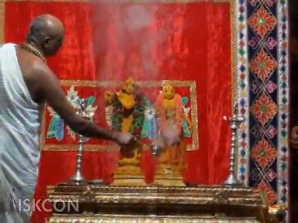 Grand Abhisheka For Sri Sri Radha Krishna-chandra on Sri Krishna Janmashtami 2011