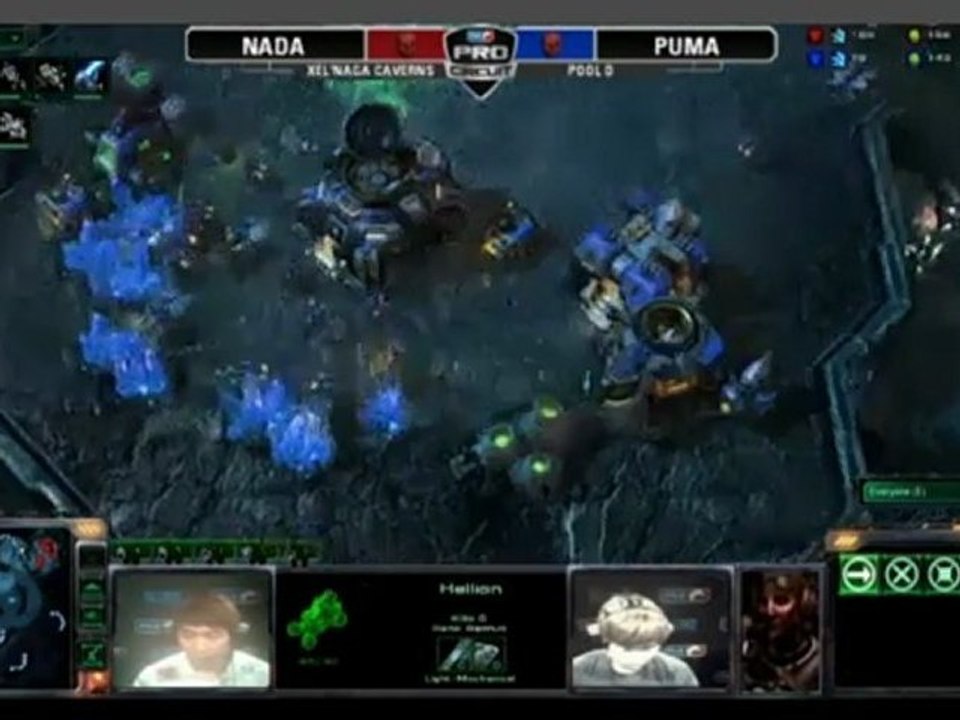 MLG Raleigh 2011 - Starcraft II - Game 1 - SK.oGs Nada (T) VS EG Puma (T) Part 1/2