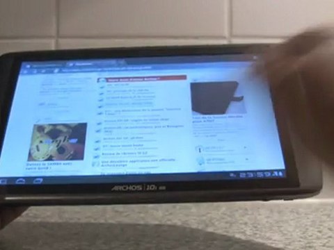 Archos G9 : navigation internet via une clef 3G sur un Archos 101 G9 1GHz