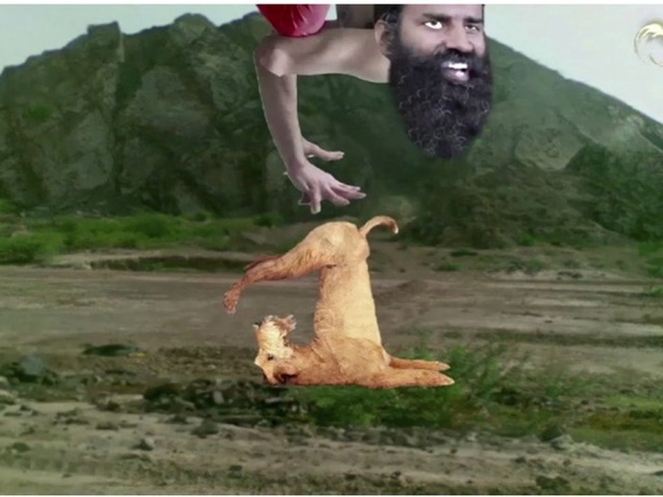 Comedy Show Jay Hind! Never Seen Before Ramdev Yoga Posture