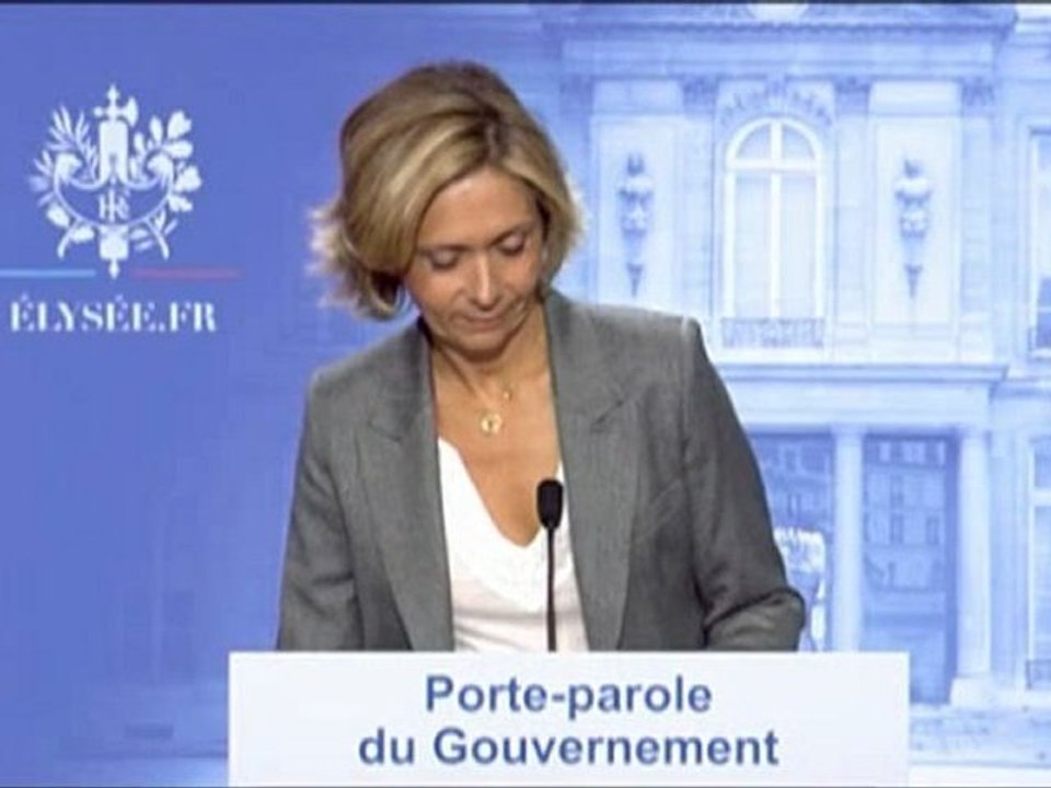 Compte rendu - Conseil des Ministres du 07-09-11