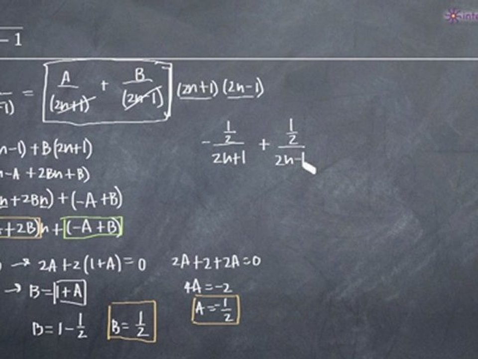 Sum of Telescoping Series Example 1