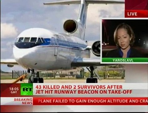 Locomotive Ice Hockey Team Lost In Russian YAK-42 Aircrash