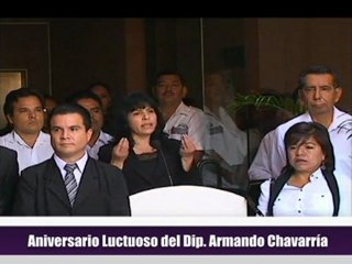 Aniversario Luctuoso del extinto Diputado Armando Chavarría Barrera