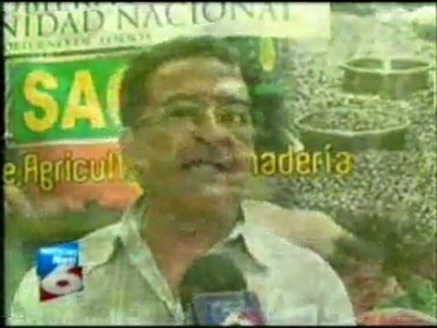 Noticia sobre el lanzamiento del I Congreso Centroamericano de Agricultura Orgánica en Noti6, Canal 6.