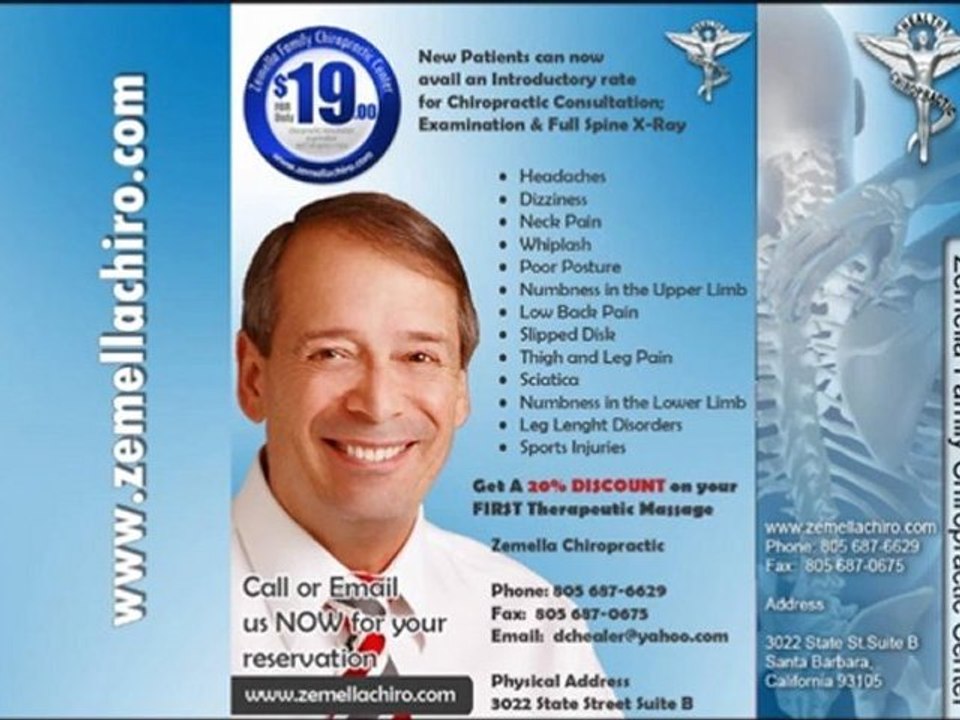 Santa Barbara Chiropractor Promo Discount