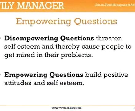 The Art of Asking Questions - A How To Guide for Managers