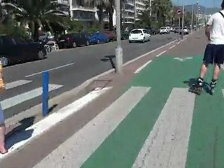 Roller Ride sur Nice part.1 Sony Hx9v 1080p