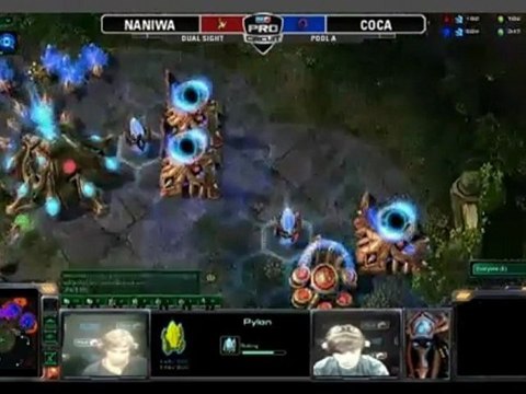 MLG Raleigh 2011 - Starcraft II - Game 1 - Dignitas Naniwa (P) VS Slayers Coca (Z) Part 1/1