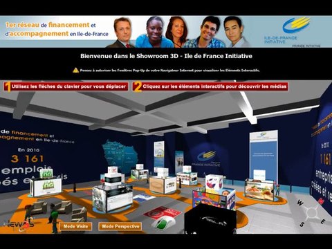 Teaser Showroom 3D reseau Ile-de-France Initiative by New3S