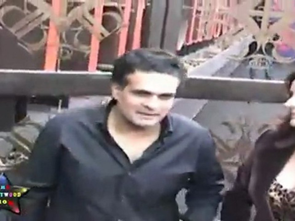 Arjun Rampal With Sexy Mehr At Hrithik Roshan's Interior Design Store 'Charcoal'