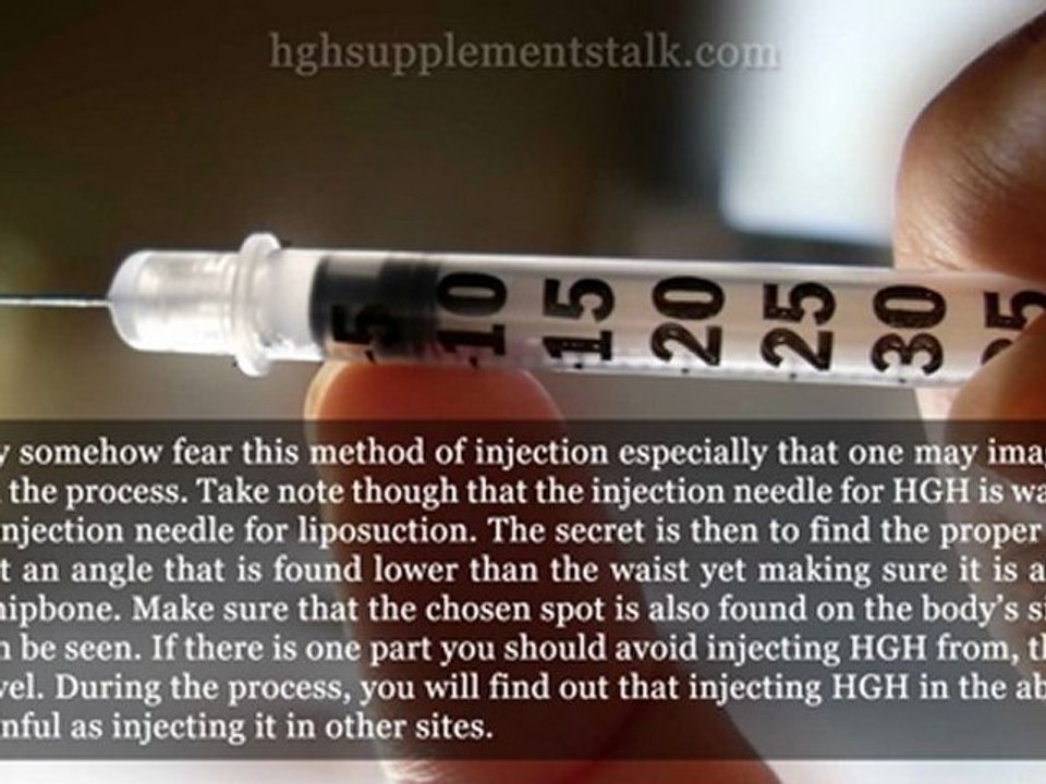 How to Inject HGH