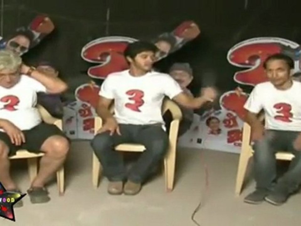 Om Puri, Deepak& Shreyas Speaks Plot Of Movie "Teen Thay Bhai"