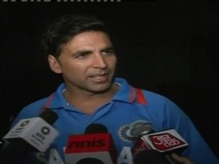 Akshay Kumar At World Cup Celebration 2011