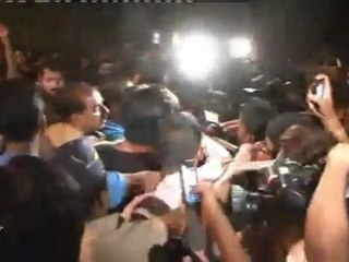 Shahrukh Khan & Hritik Roshan At World Cup Celebration 2011