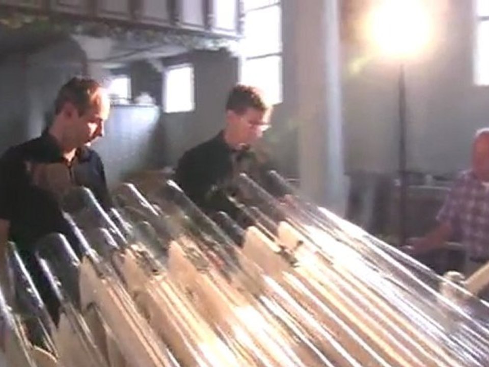 Glarophon und glasglockenspiel