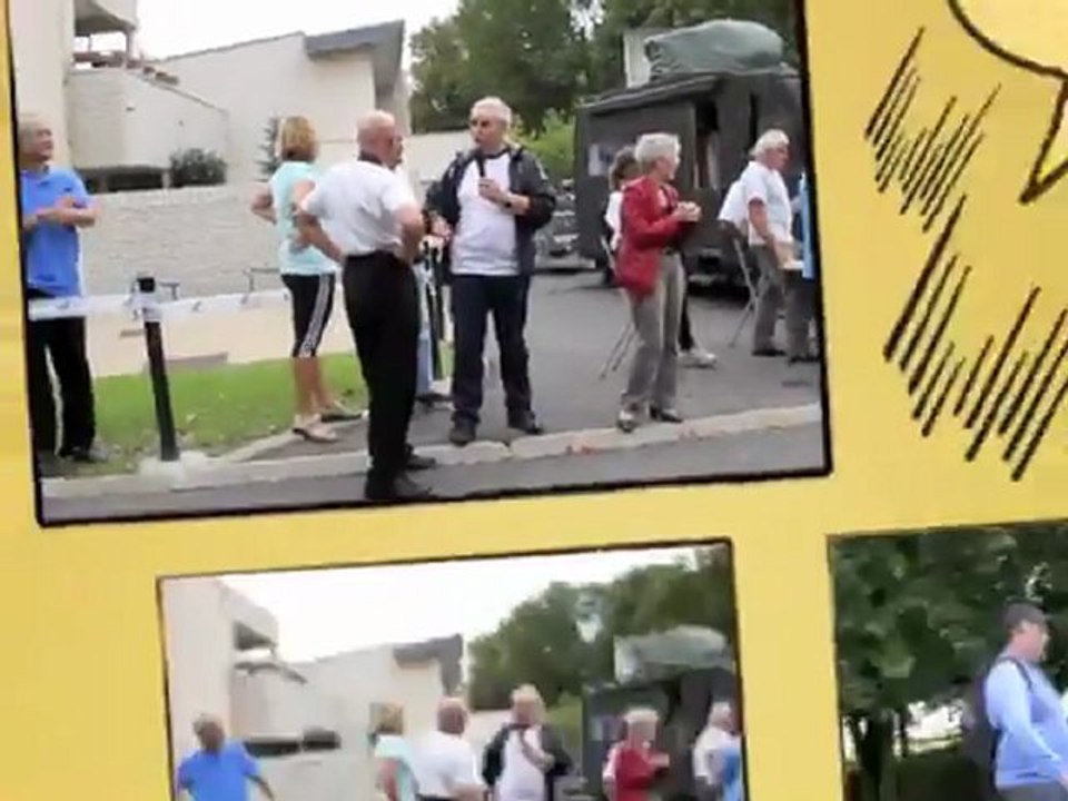 l'organisation d'une épreuve de marche