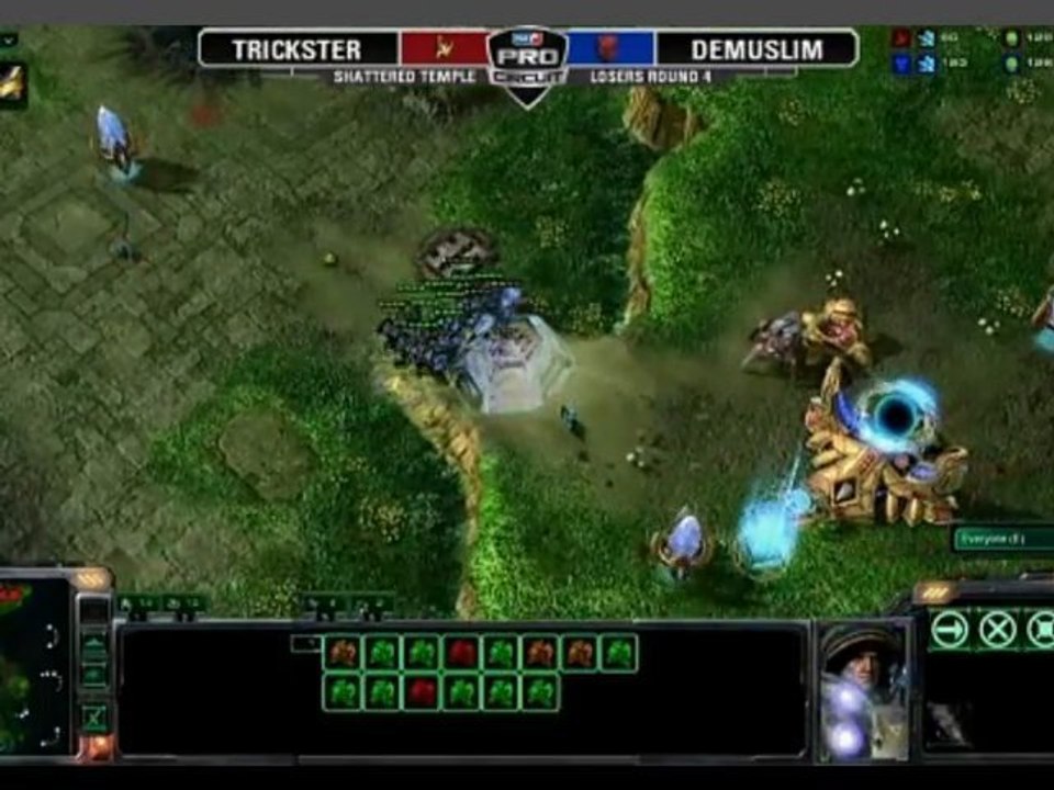 MLG Raleigh 2011 - Starcraft II - Game 1 - ST Trickster (P) VS EG Demuslim (T) Part 1/1