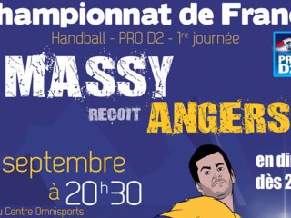 Live Massy-Angers Pro D2 Handball