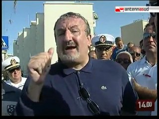 TG 24.08.10 Bari, riunione tecnica san girolamo e topo sulla spiaggia