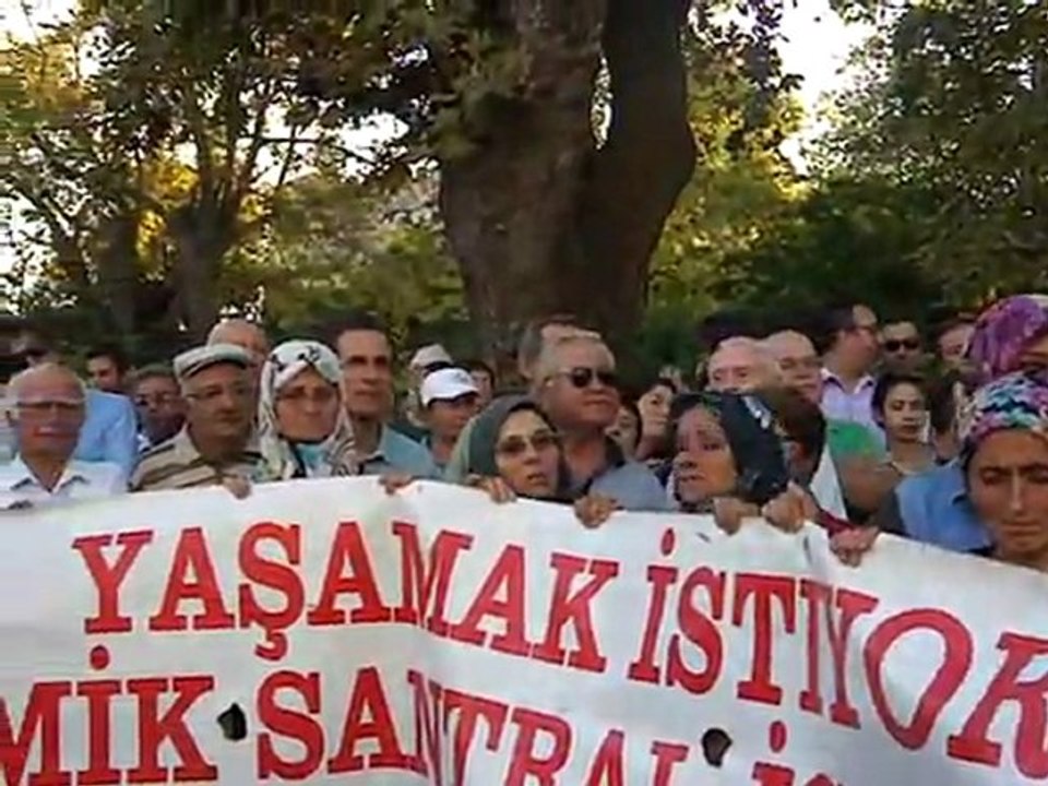Yaykıl Köyünden bir bayan-termik santral istemiyoruz