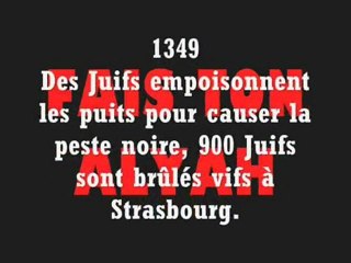 Mésaventures du peuple élu à travers l'histoire...