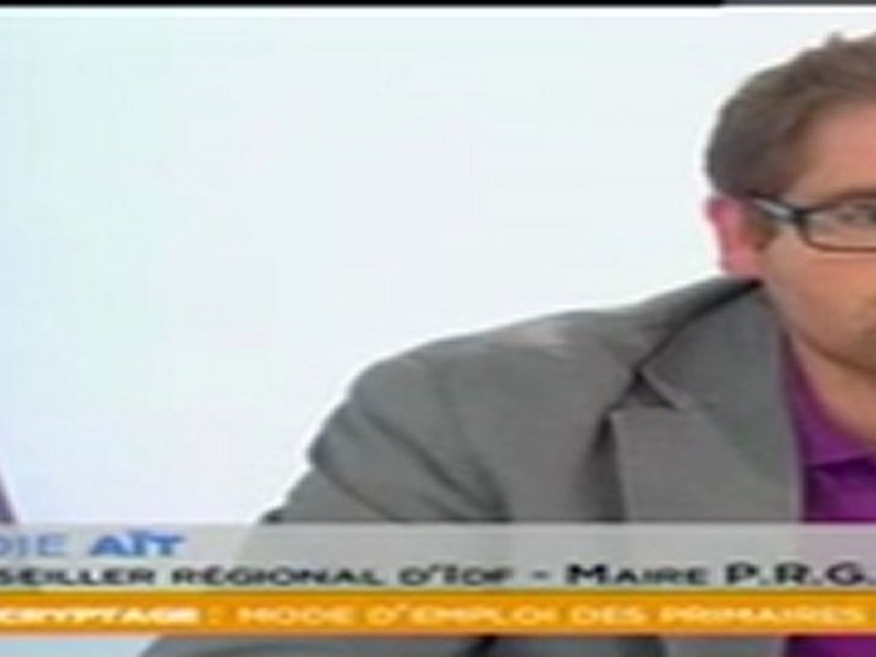 Primaires Citoyennes - Eddie AIT (PRG) sur TV Fil 78 (7 sept 2011)