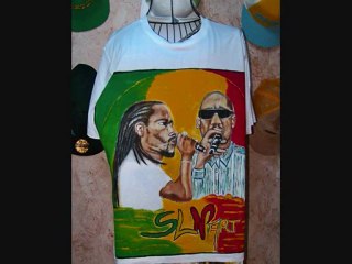 SLNstreetart ArtWear "Spécial Reggae Wear" Paint on Clothes