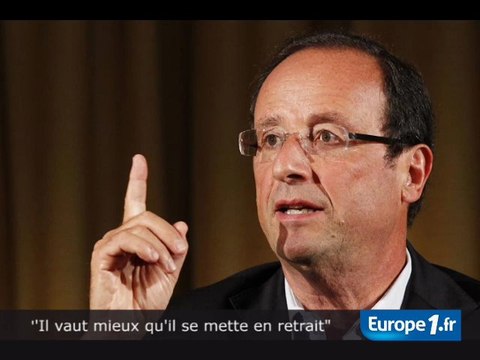 Il vaut mieux qu'il se mette en retrait