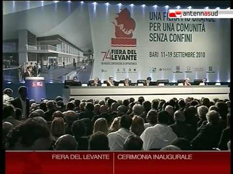 11.09.10 Inaugurazione Fiera del Levante, il discorso di Lacirignola