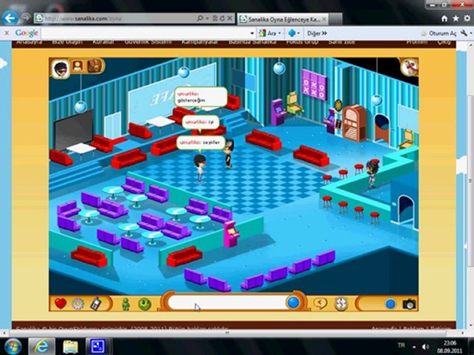 sanalika ters oturma hilesi