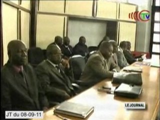 Florent Tsiba exhorte ses 3 nouveaux collègues du pôle socioculturel à l’efficacité