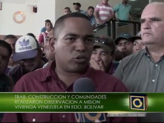 Exigen empiece Misión Vivienda en Bolívar