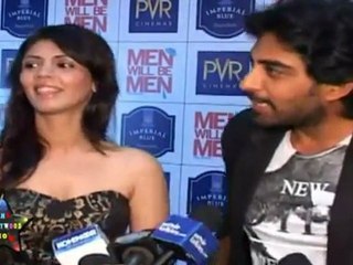 Hot Zeenal Shows Her Cleavage At Premier Of "Men Will Be Men"