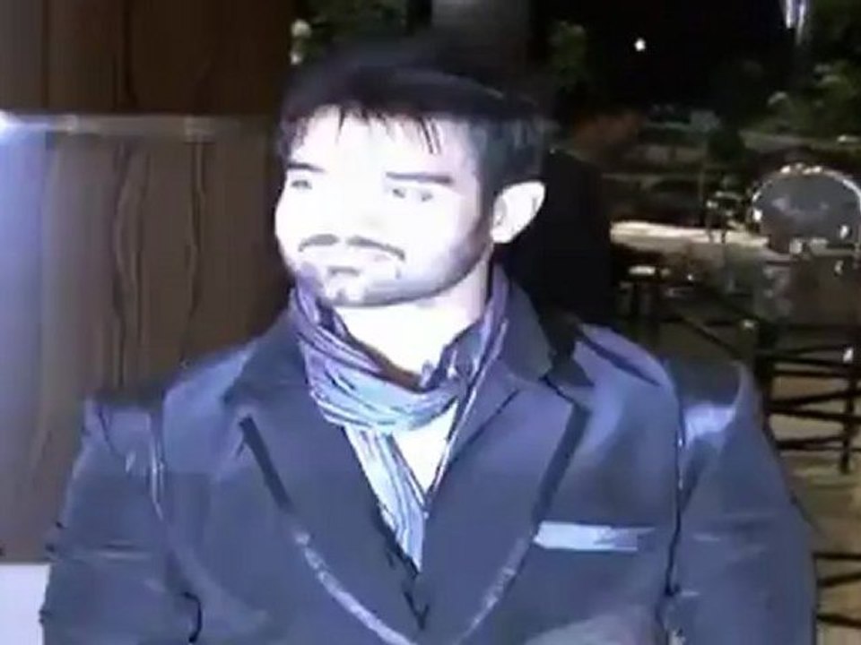 Mahakshay Chakraborty Of Haunted 3D Fame Posing For The Camera,At Films Success Party