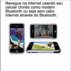 Celular chinês como modem Bluetooth