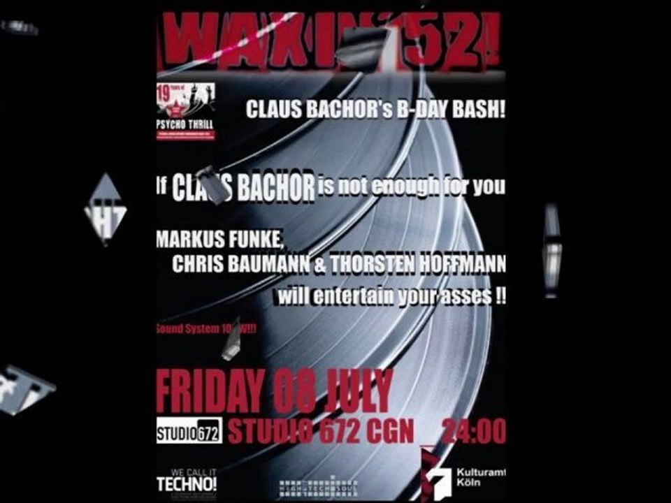 Psycho thrill_waxin'_52 @ studio 672 / cgn, fri 08-07-2011