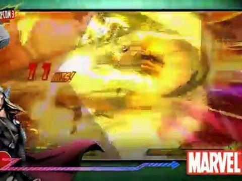 Marvel vs Capcom 3 Fate of Two Worlds GamesCom 2010 Chara Trailer