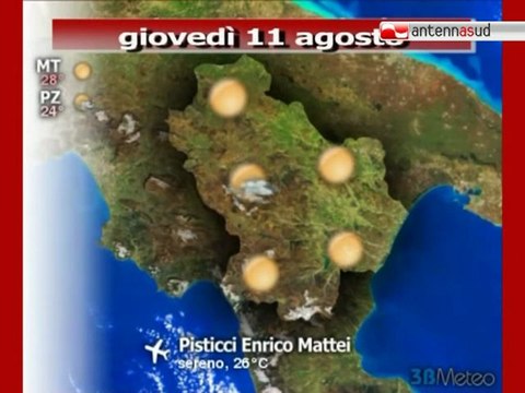 Previsioni del tempo, giovedì 11 agosto