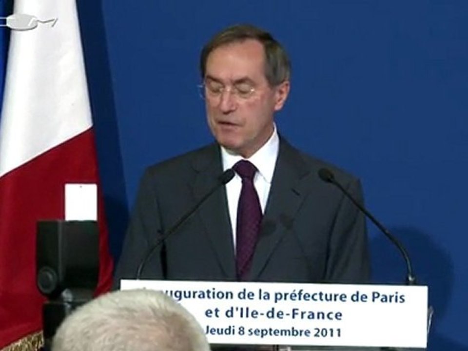 Discours de claude GUÉANT à la nouvelle préfecture de la région Ile-de-France