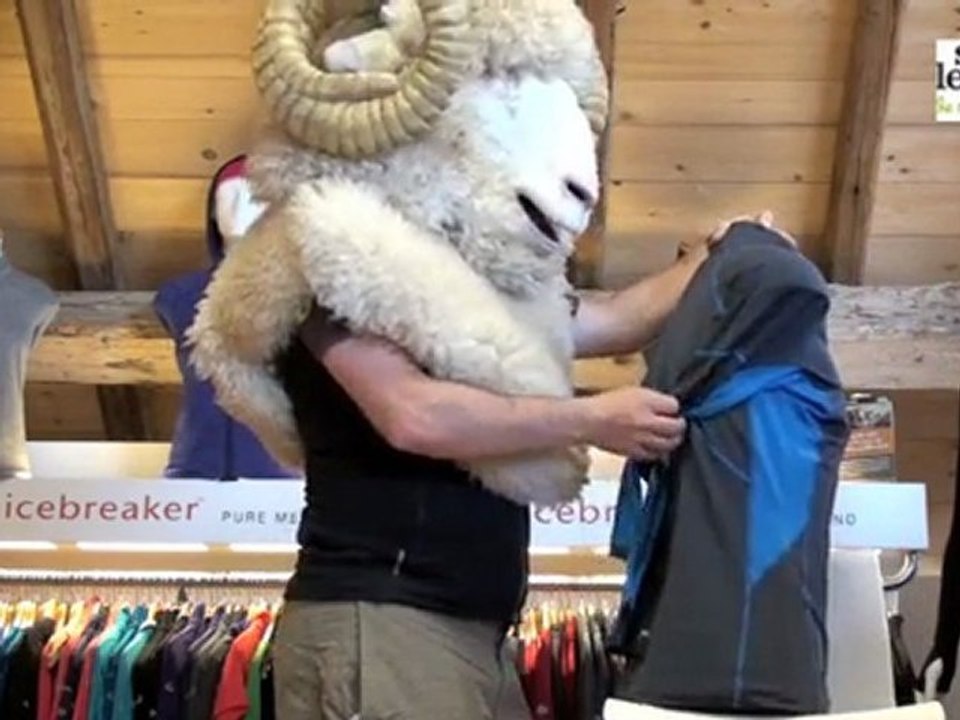 Snowleader présente le LS Chase zip homme de Icebreaker