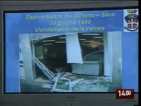 TG 04-06-09: RAPINE, ARMI E DROGA, 21 ARRESTI A TARANTO