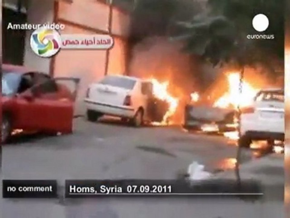 Home footage video shows conflict in Syria - no comment