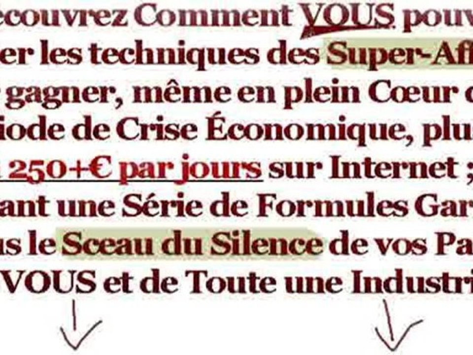 Comment gagner de l'argent par internet