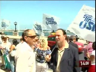 TG 09.07.09 Solidarietà per la Cosentino Sit-in organizzato dall'Usppi