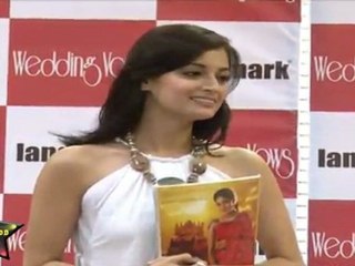 Hot  "DIYA MIRZA "Tell about  A Magazine" Wedding Vows"
