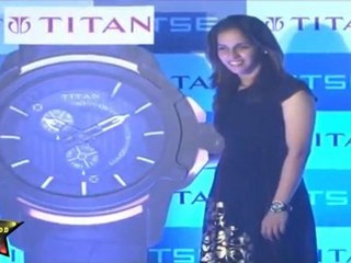HOT & SEXY "SAINA NEHWAL"  LAUNCHES NEW RANGE  OF  "TITAN WATCHES"