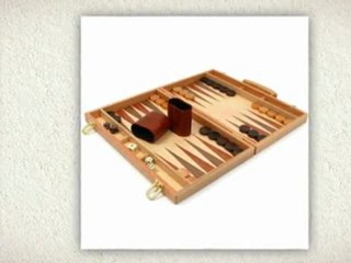 2 Deluxe Wooden Backgammon Set